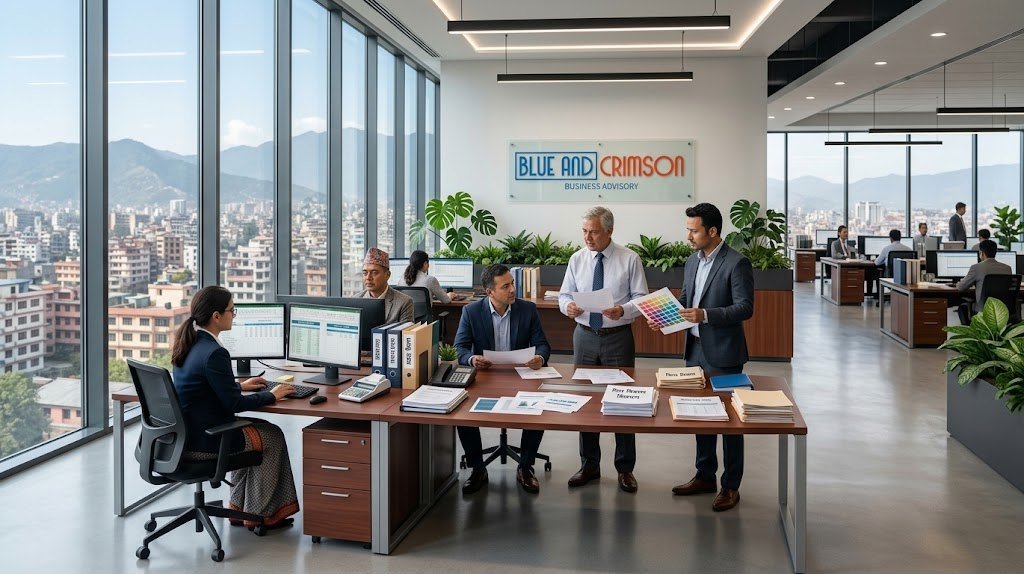 The Blue and Crimson Business Advisory office